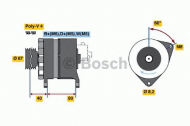 Генератор BOSCH 0 986 036 631