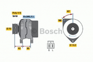 Генератор BOSCH 0 986 037 071