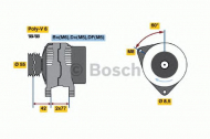 Генератор BOSCH 0 123 310 054
