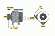 Генератор BOSCH 0 986 041 000