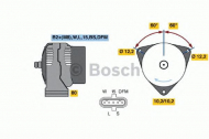 Генератор BOSCH 0 986 048 100