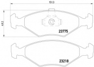 Комплект тормозных колодок HELLA PAGID 8DB 355 008-511