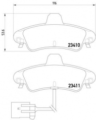 Комплект тормозных колодок HELLA PAGID 8DB 355 012-201
