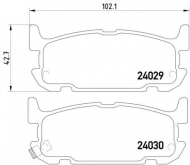 Комплект тормозных колодок HELLA PAGID 8DB 355 010-931