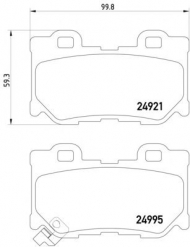 Комплект тормозных колодок HELLA PAGID 8DB 355 015-421