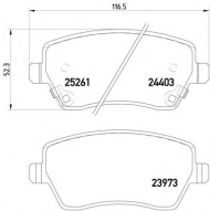 Комплект тормозных колодок HELLA PAGID 8DB 355 015-981