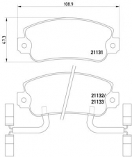 Комплект тормозных колодок HELLA PAGID 8DB 355 018-931