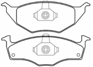 Комплект тормозных колодок ASVA AKD-1057