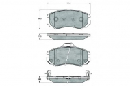Комплект тормозных колодок PROCODIS FRANCE PF1565