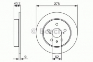 Тормозной диск BOSCH 0 986 479 047