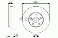 Тормозной диск BOSCH 0 986 479 R20