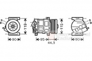 Компрессор VAN WEZEL 1700K330