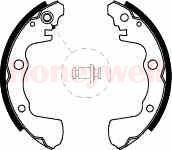 Комлект тормозных накладок BENDIX 362015B