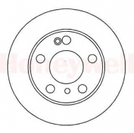 Тормозной диск BENDIX 561684B