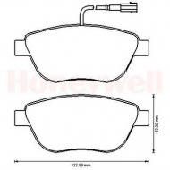Комплект тормозных колодок BENDIX 573172B