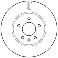 Тормозной диск BENDIX 562671BC