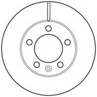 Тормозной диск BENDIX 562713BC