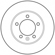 Тормозной диск BENDIX 562714BC
