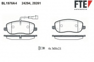 Комплект тормозных колодок FTE BL1976A4