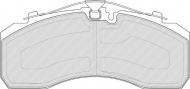 Комплект тормозных колодок FERODO FCV4296PTS