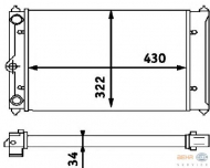 Теплообменник HELLA 8MK 376 714-661