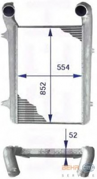 Теплообменник HELLA 8ML 376 723-771