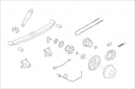 Подвеска колеса DELPHI FORD-08788-R