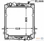 Теплообменник HELLA 8MK 376 774-341