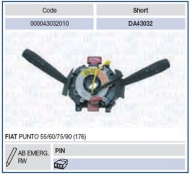 Переключатель MAGNETI MARELLI 000043032010