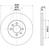 Тормозной диск HELLA 8DD 355 118-251