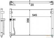 Конденсатор BEHR HELLA SERVICE 8FC 351 038-701