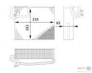 Испаритель BEHR HELLA SERVICE 8FV 351 330-181