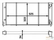 Теплообменник BEHR HELLA SERVICE 8MK 376 713-301