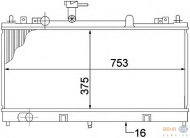 Теплообменник BEHR HELLA SERVICE 8MK 376 769-671