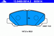 Комплект тормозных колодок ATE 13.0460-5614.2