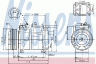 Компрессор NISSENS 89093