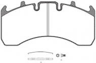 Комплект тормозных колодок REMSA JCA 1156.00