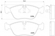 Комплект тормозных колодок PAGID T1078