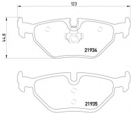 Комплект тормозных колодок PAGID T1207