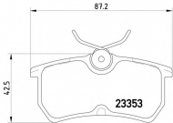 Комплект тормозных колодок PAGID T5118