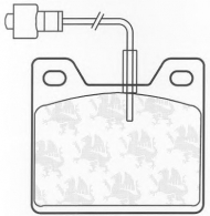Комплект тормозных колодок QH Benelux BP142
