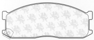Комплект тормозных колодок QH Benelux BP428