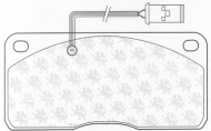 Комплект тормозных колодок QH Benelux BP839