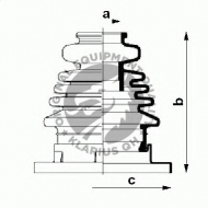 Комплект пыльника QH Benelux QJB672