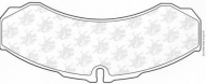 Комплект тормозных колодок QH Benelux BP1074