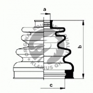 Комплект пыльника QH Benelux QJB1034