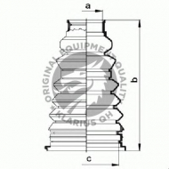 Комплект пыльника QH Benelux QJB665