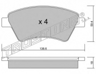 Комплект тормозных колодок TRUSTING 560.0