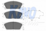Комплект тормозных колодок KAVO PARTS KBP-3001
