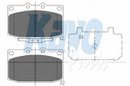 Комплект тормозных колодок KAVO PARTS KBP-4518